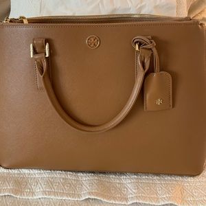 Tory Burch Double Zip Robinson Tote